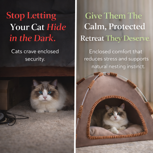 The Whisker Cove™ Cozy Haven Tent